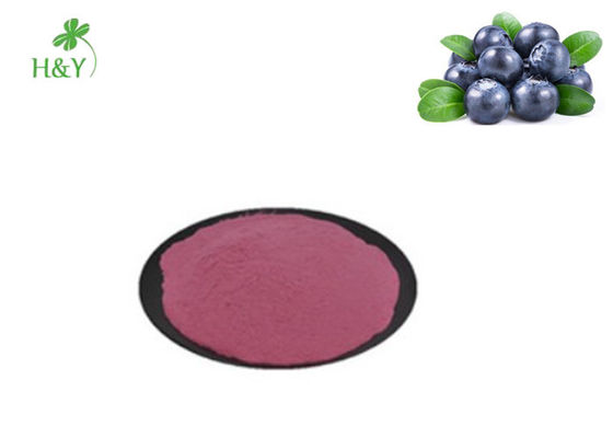Bag / Drum Package Herbal Extract Powder Bilberry Extract Anthocyanin 5% - 25%